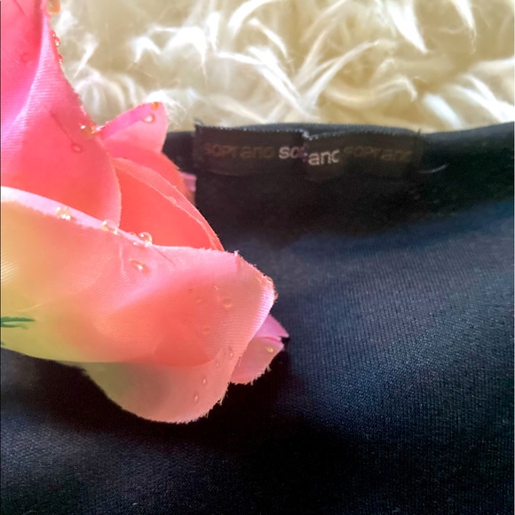 Soprano Little Black Lace Dress - Picture 6 of 7